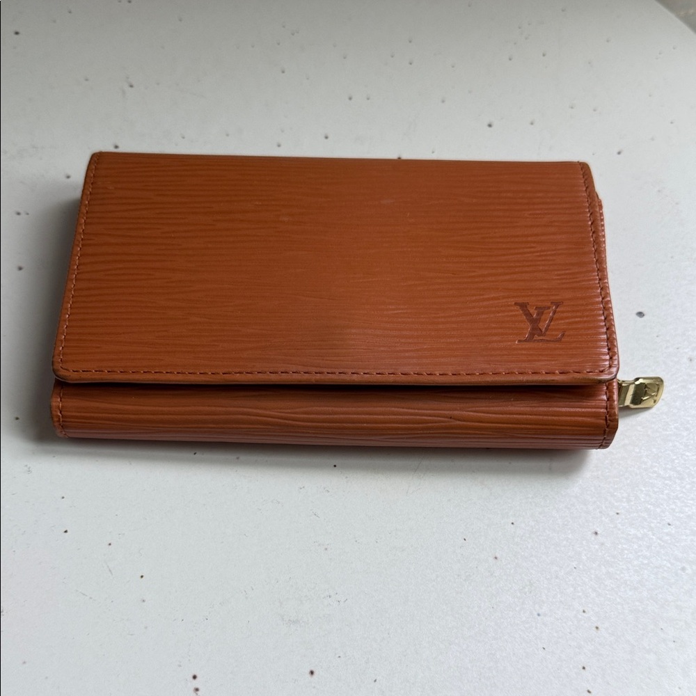 LV Epi Leather Flap Wallet
